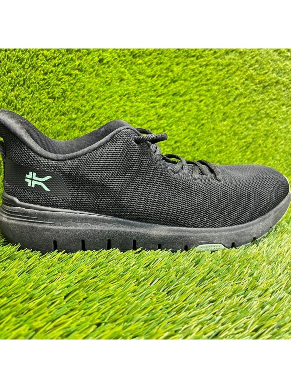 Kuru Flex Via Womens Size 11 Jet Black Athletic Running Walking Shoes Sneakers